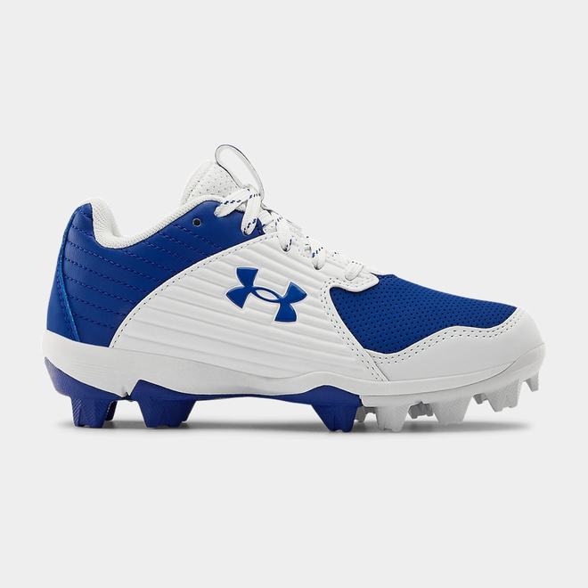 Under Armour Leadoff Low RM Jr. - Chlapcenske Baseballová Obuv - Kráľovská Modrá/Biele